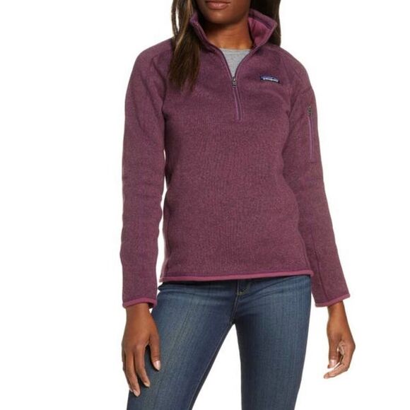Patagonia Better Sweater 1/4 Zip Quarter Fleece Jacket Sweater size S Light Bals - Picture 1 of 9